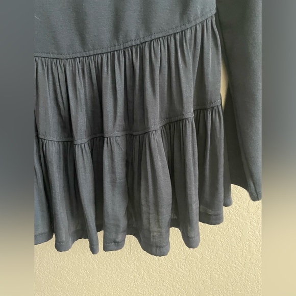 Simply Vera  Vera Wang Women's Small Blue long Sleeve Loose Fitting Blouse - Picture 8 of 10